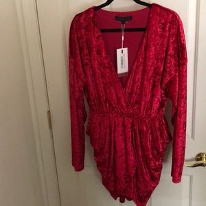 Brand new beautiful Red Velvet dress